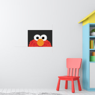 Affiche Sesame Street Gros visage d'Elmo