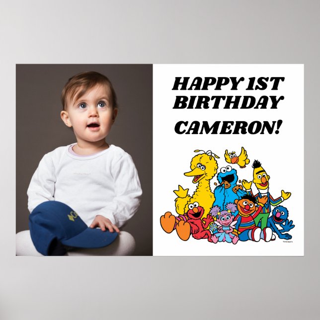 Affiche Sesame Street Pals 1er anniversaire (Devant)