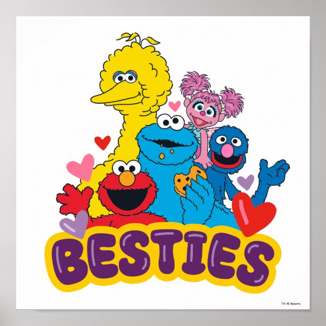 Affiche Sesame Street Valentine Besoins (Devant)