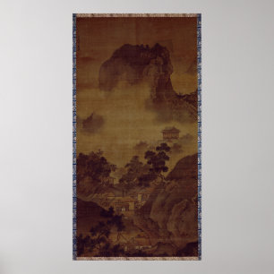 Affiche Sesshu Toyo Paysage de quatre saisons - Automne