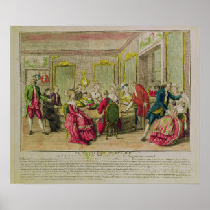 Affiche Session d'hypnotisme avec Franz Anton Mesmer 1784