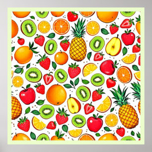 Affiche Set de table laminé