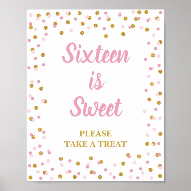 Affiche Seteen is Sweet Please Take a Treat (Devant)