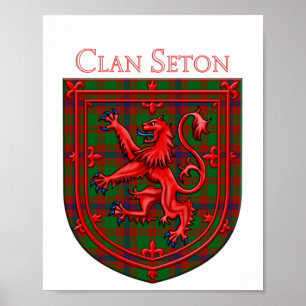 Affiche Seton Hunting Tartan Scottish Plaid