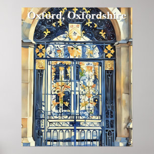 Affiche Seuil d'or - Porte d'or à Oxford