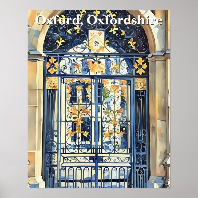 Affiche Seuil d'or - Porte d'or à Oxford (Devant)