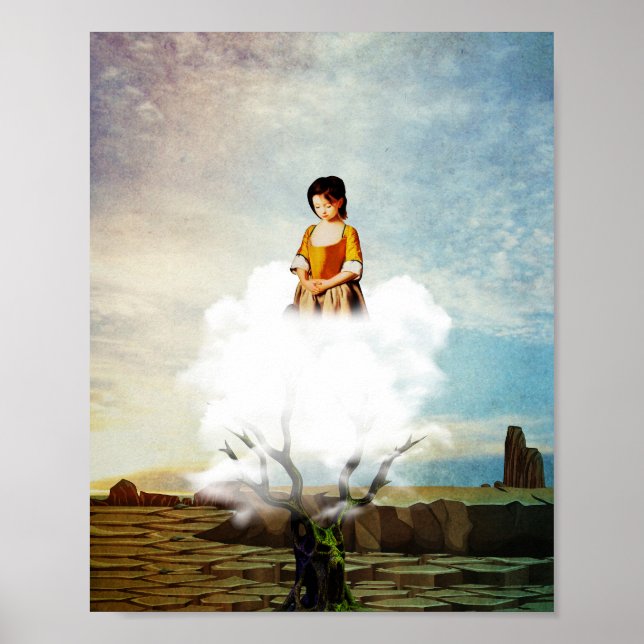 Affiche seul dans le désert (Devant)