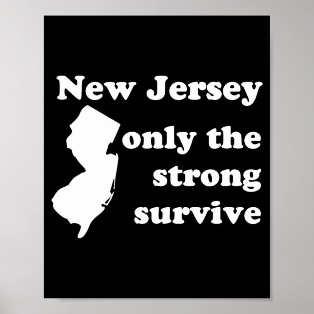 Affiche Seul le plus fort survit dans le New Jersey _1 (Devant)