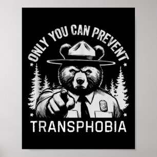 Affiche Seul Vous Pouvez Prévenir la Transphobie Randonnée