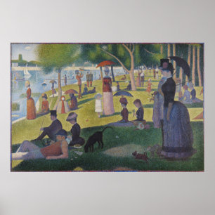 Affiche Seurat dimanche La Grande Jatte Beaux-Arts