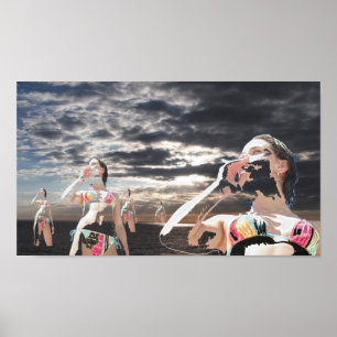 Affiche s'évaporer dans les cieux - Customisé