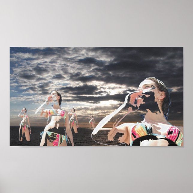 Affiche s'évaporer dans les cieux - Customisé (Devant)