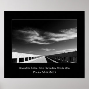 Affiche Seven Mile Bridge, Florida Keys, USA