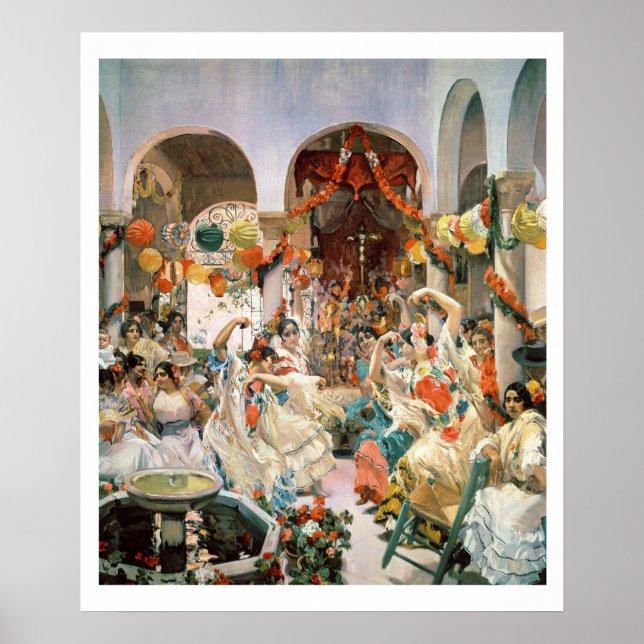 Affiche Seville (oil on canvas) (Devant)