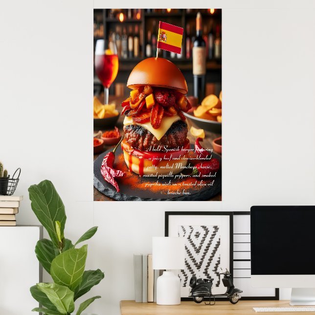 Affiche Séville Taille : Chorizo Sensation 24x36 (Bureau à domicile)