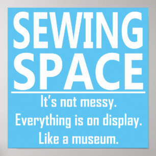 Affiche Sewing Space