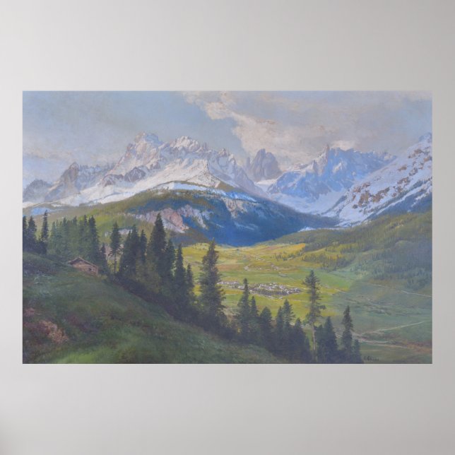 Affiche Sextner Sonnenuhr par Konrad Petrides (Devant)