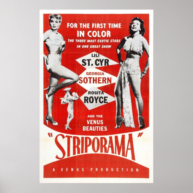 Affiche Sexy ! Vintage fille épingle (Devant)
