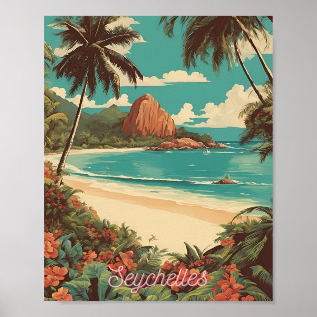 Affiche Seychelles (Devant)