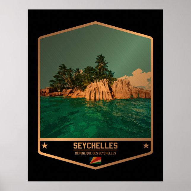 Affiche Seychelles (Devant)