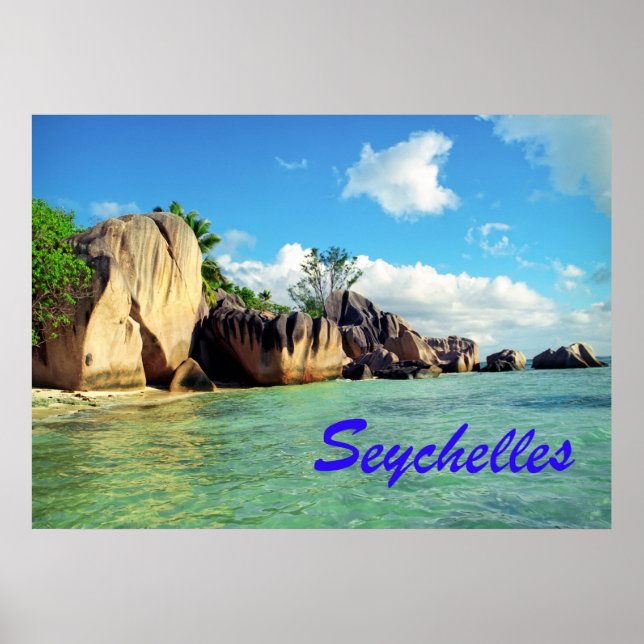 Affiche Seychelles (Devant)