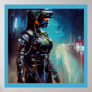 Affiche SF - Cyberpunk Hero 2
