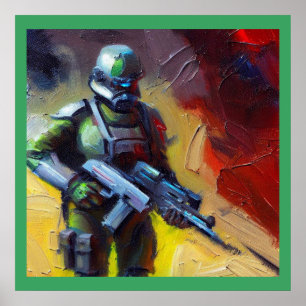 Affiche SF - Héros militaire 2