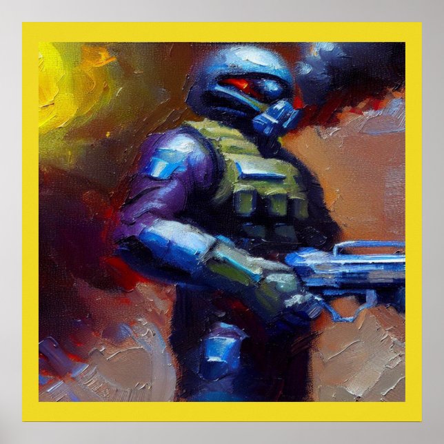 Affiche SF - Héros militaire 4 (Devant)