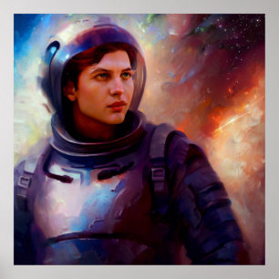 Affiche SF Space Hero 4