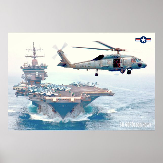 AFFICHE SH-60F OCEAN HAWK (Devant)
