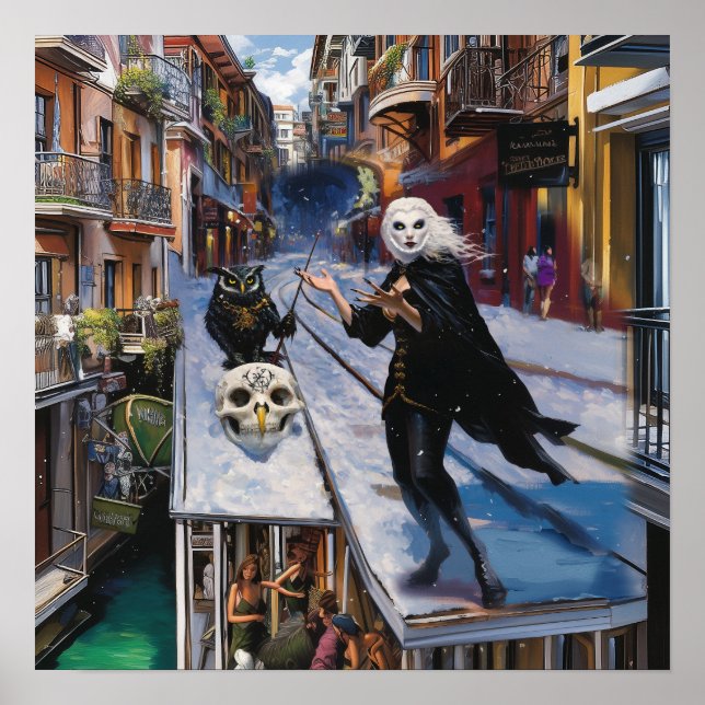 Affiche Shadow Work Witchy Recovery AI Art Matte Value (Devant)