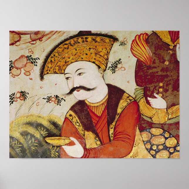 Affiche Shah Abbas I et une offre courtier (Devant)