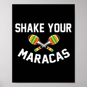 Affiche Shake Your Maracas T Shirt Cinco De Mayo Party Gif