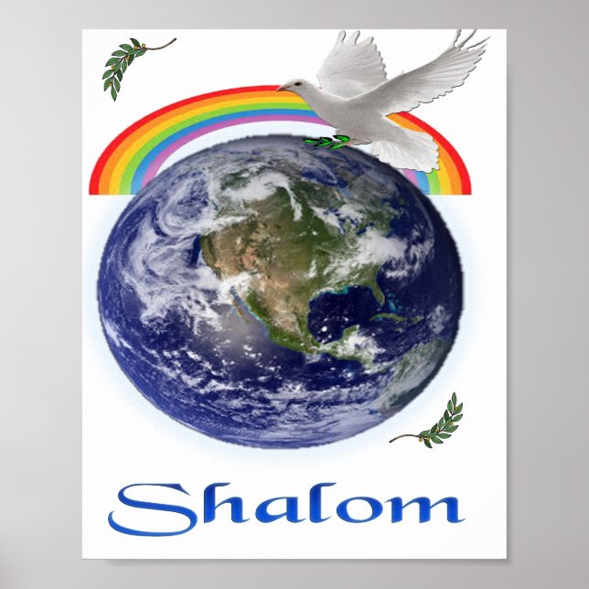 Affiche shalom (Devant)