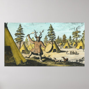 Affiche Shaman d'origine américaine