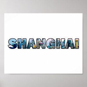 Affiche Shanghai Chine
