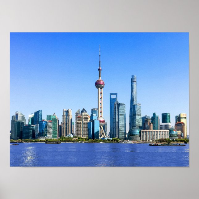 Affiche Shanghai Skyline (Devant)