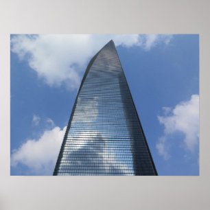 Affiche Shanghai World Financial Centre Chine