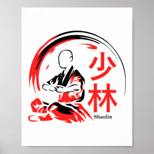Affiche Shaolin Martial Arts Kung Fu