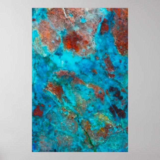 Affiche Shattuckite bleue (Devant)