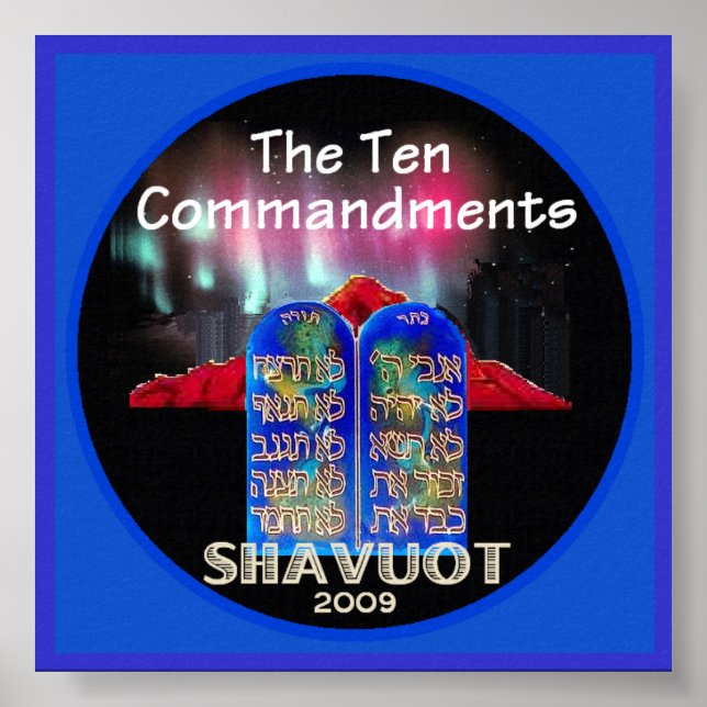 Affiche SHAVUOT (Devant)