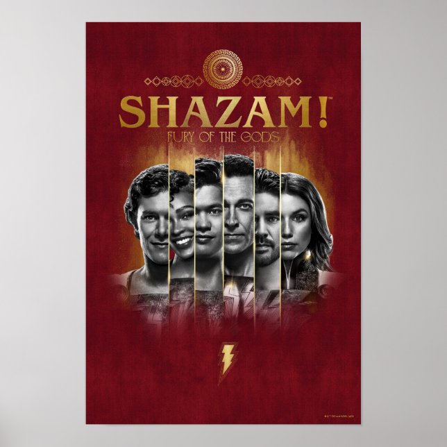 Affiche SHAZAM ! Furie des dieux | Bars photo de caractère (Devant)