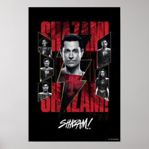 Affiche SHAZAM ! Furie des dieux   Groupe SHAZAMily