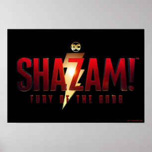 Affiche SHAZAM ! Furie des dieux   Logo Fury of the Gods