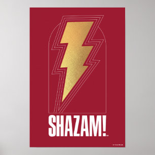 Affiche SHAZAM! Fury of the Gods Lightning Bolt Badge