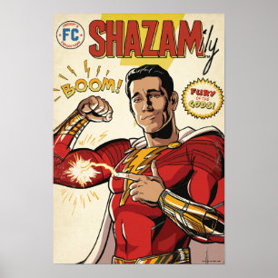 Affiche SHAZAM! Fury of the Gods SHAZAMily Comic Cover