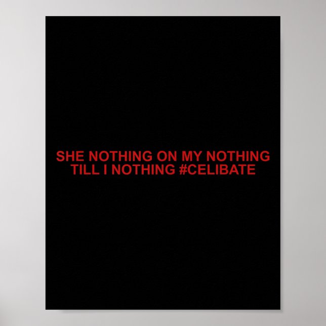 Affiche She Nothing On My Nothing Till I Nothing Funny Say (Devant)