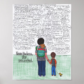 Affiche She Persisted (Motherhood)