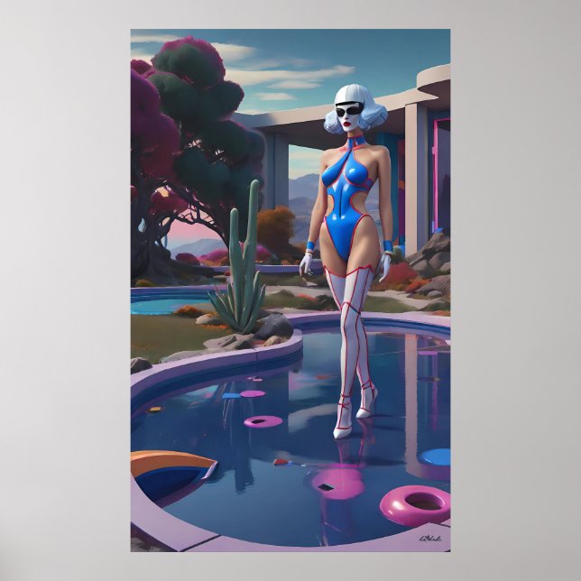 Affiche She Walks on Water (and Hearts) (Devant)