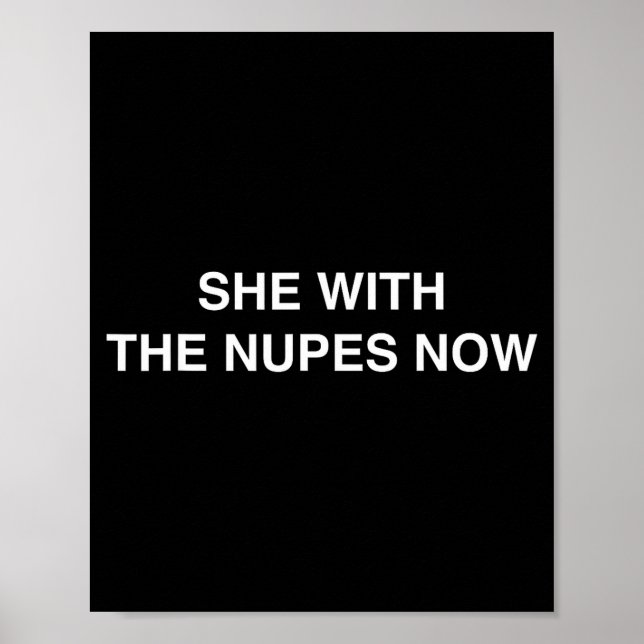 Affiche She With The Nupes Now Kappa Funny Gift Novelty Bi (Devant)